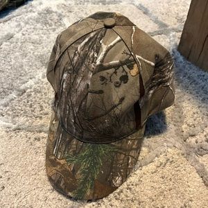 Power Cap real tree camouflage flashlight hat A3-2